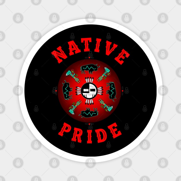 NATIVE PRIDE 37 (SAND) Magnet by GardenOfNightmares